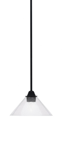 Paramount 1 Light Stem Hung Small Pendant 10 Inch Wide by Toltec - 3401-MB-304