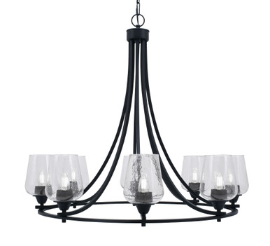 Paramount 8 Light Oversized Chandelier by Toltec 3408-BN-210 - 3408-BN-210