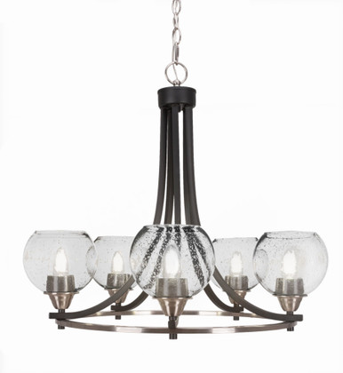 Paramount 5 Light Medium Chandelier by Toltec 3405-MBBR-212 - 3405-252225