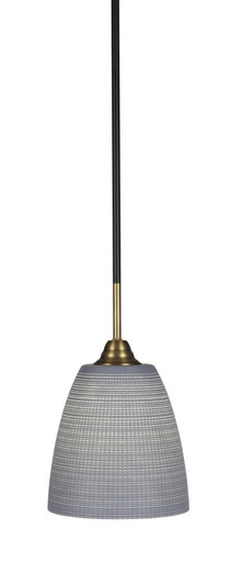 Paramount 1 Light Small Pendant 12.5 Inch Tall by Toltec - 3401-8-125-