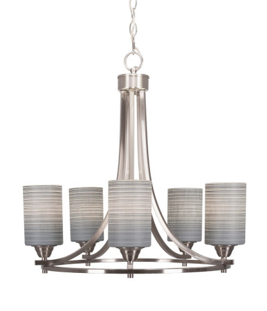 Paramount 5 Light Medium Chandelier by Toltec 3405-222225 - 3405-222225