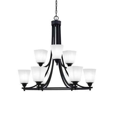 Paramount 9 Light Large Chandelier by Toltec 3409-3