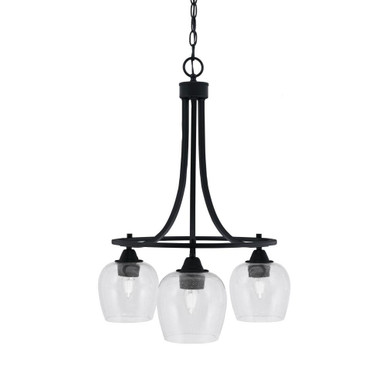 Paramount 3 Light Small Chandelier by Toltec 3413-9