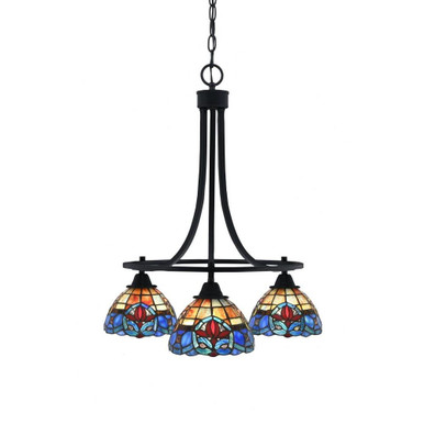Paramount 3 Light Small Chandelier by Toltec 3413-3
