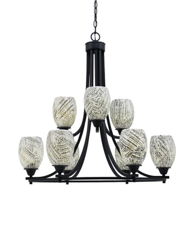 Paramount 9 Light Large Chandelier by Toltec 3409-4 - 3409-4