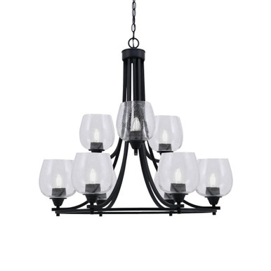 Paramount 9 Light Large Chandelier by Toltec 3409-7