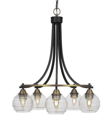 Paramount 5 Light Medium Chandelier by Toltec 3415-23252775 - 3415-23252775