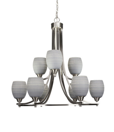 Paramount 9 Light Large Chandelier by Toltec 3409-302975 - 3409-302975