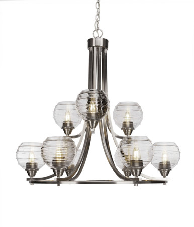 Paramount 9 Light Large Chandelier by Toltec 3409-3052975 - 3409-3052975