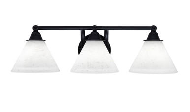 Paramount 3 Light Steel Vanity Light 23.5 Inch Length by Toltec - 3423-7-30