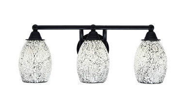 Paramount 3 Light Steel Vanity Light 21.5 Inch Length by Toltec - 3423-825-41