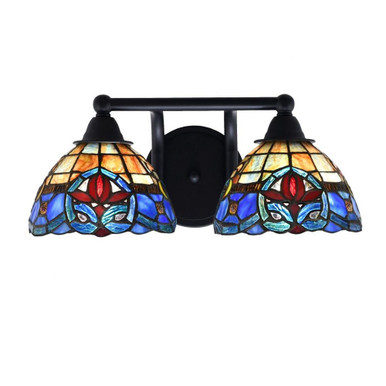 Paramount 2 Light Vanity Light 15.25 Inch Length by Toltec - 3422-65-94