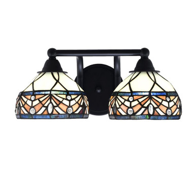 Paramount 2 Light Vanity Light 15 Inch Length by Toltec - 3422-65-99
