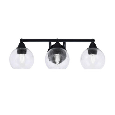 Paramount 3 Light Steel Vanity Light 22.5 Inch Length by Toltec - 3423-7-41