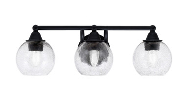 Paramount 3 Light Steel Vanity Light 22.5 Inch Length by Toltec - 3423-7-41