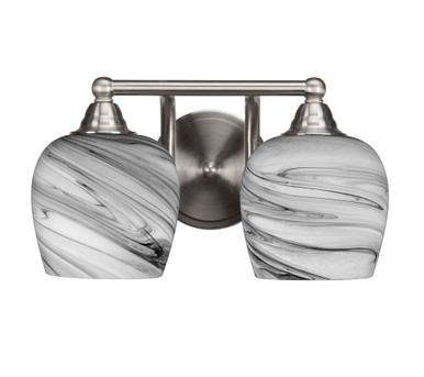 Paramount 2 Light Bath Bar Vanity Light by Toltec - 3422-BN-4810