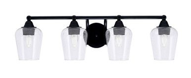 Paramount 4 Light Vanity Light 30 Inch Length by Toltec - 3424-825-21