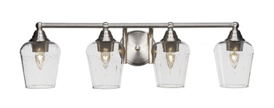 Paramount 4 Light Vanity Light 30.25 Inch Wide by Toltec - 3424-3025-825-3025