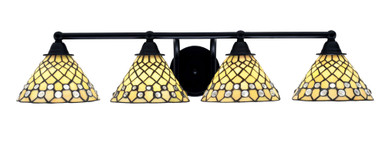 Paramount 4 Light Vanity Light 33 Inch Length by Toltec - 3424-65-71