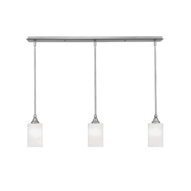 3 Light Stem Hung Linear Pendalier 8.25 x 36.25 Inch by Toltec 36-BN-3001