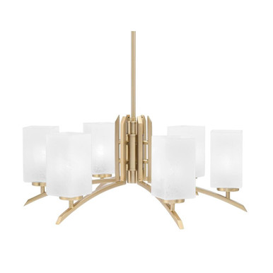 Kurve 6 Light Medium Chandelier by Toltec 3706-NAB-541