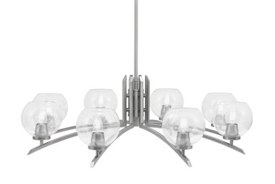 Kurve 8 Light Oversized Chandelier by Toltec 3708-GP-41 - 3708-GP-41