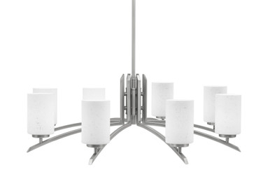 Kurve 8 Light Large Chandelier by Toltec 3708-GP-35 - 3708-GP-35