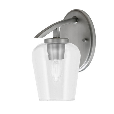 Kurve 1 Light Wall Sconce 9.75 Inch Tall by Toltec - 3720-GP-210