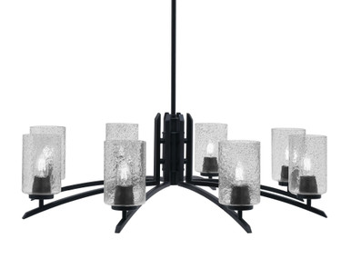 Kurve 8 Light Large Chandelier by Toltec 3708-MB-300 - 3708-MB-300