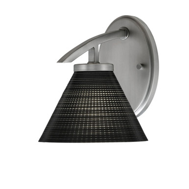 Kurve 1 Light Wall Sconce 8.5 Inch Tall by Toltec - 3720-GP-302