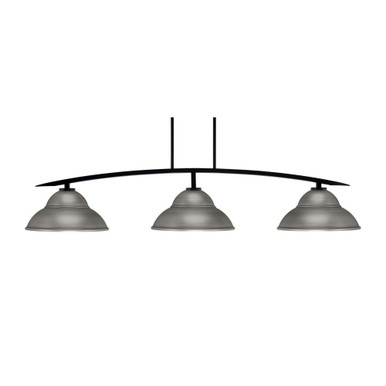 Kurve 3 Light Island Pendant 53.25 Inch Length by Toltec - 3733-42