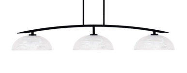 Kurve 3 Light Island Pendant 52.75 Inch Length by Toltec - 3733-540