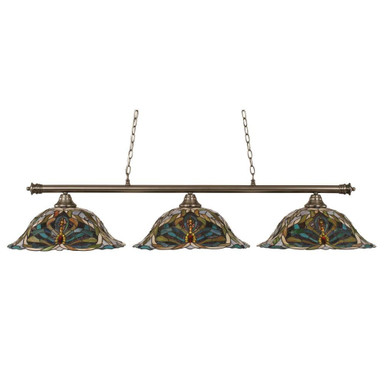 Oxford 3 Light Small Island Chandelier by Toltec 373-19125925