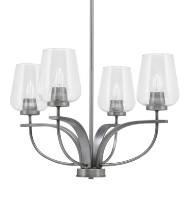 Cavella 4 Light Medium Chandelier by Toltec 3904-210 - 3904-210