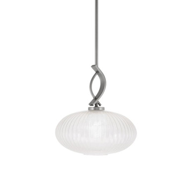 Cavella 1 Light Medium Pendant 13.5 Inch Tall by Toltec - 3901-4658