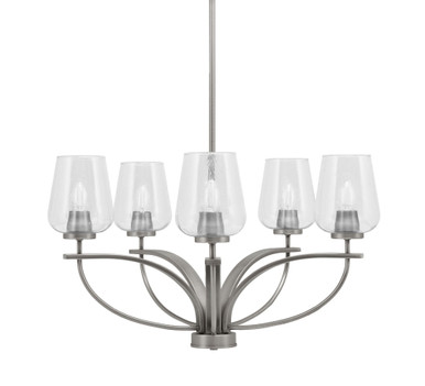 Cavella 5 Light Medium Chandelier by Toltec 3905-GP-210 - 3905-GP-210