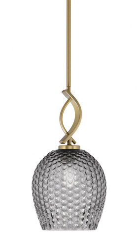 Cavella 1 Light Small Pendant 15.25 Inch Tall by Toltec - 3901-4902