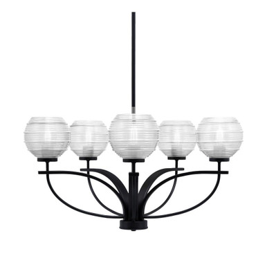 Cavella 5 Light Medium Chandelier by Toltec 3905-MB-5110