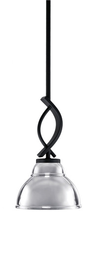 Cavella 1 Light Small Pendant 11.75 Inch Tall by Toltec - 3901-MB-427-CH
