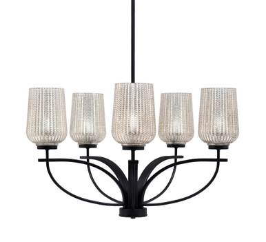 Cavella 5 Light Medium Chandelier by Toltec 3905-MB-4250 - 3905-MB-4250