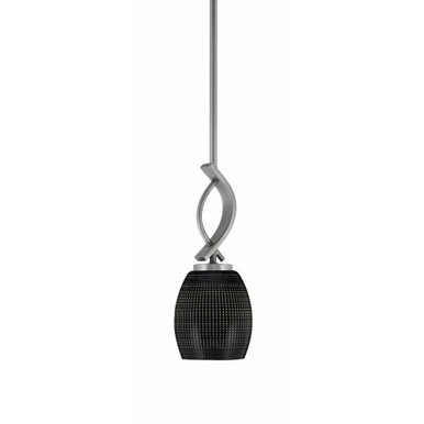 Cavella 1 Light Mini Pendant 12.5 Inch Tall by Toltec - 3901-61