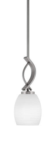 Cavella 1 Light Mini Pendant 12.5 Inch Tall by Toltec - 3901-61
