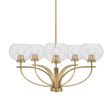 Cavella 5 Light Large Chandelier by Toltec 3905-GP-202 - 3905-GP-202