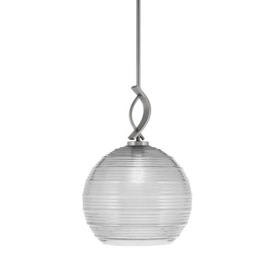 Cavella 1 Light Medium Pendant 17.5 Inch Tall by Toltec - 3901-513