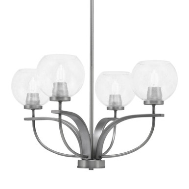 Cavella 4 Light Medium Chandelier by Toltec 3904-41