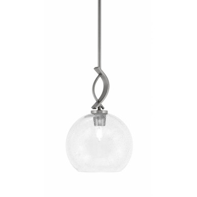 Cavella 1 Light Small Pendant 15.5 Inch Tall by Toltec - 3901-43
