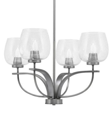Cavella 4 Light Medium Chandelier by Toltec 3904-48 - 3904-48