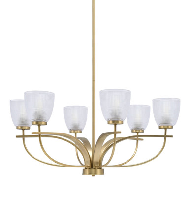 Cavella 6 Light Large Chandelier by Toltec 3906-500 - 3906-500