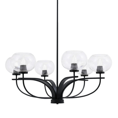 Cavella 6 Light Large Chandelier by Toltec 3906-MB-202