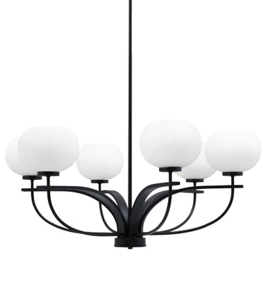 Cavella 6 Light Large Chandelier by Toltec 3906-MB-202 - 3906-MB-202